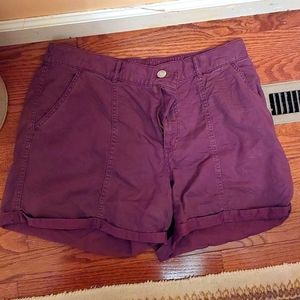 Maurices Burgundy Shorts